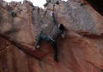 Michele Caminati bouldering in Rocklands, 3 kb